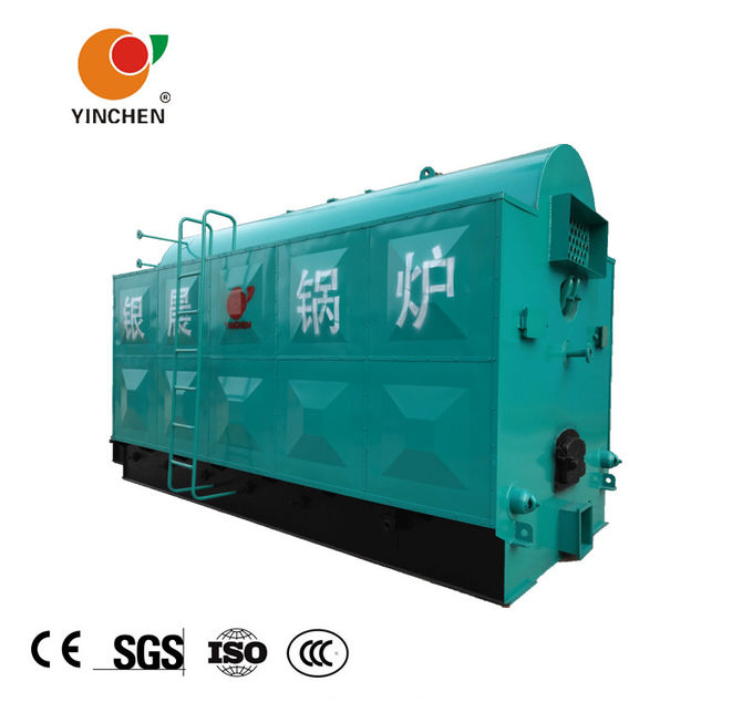 ChaudiÃ¨re Ã  vapeur en bois de granule de charbon de tube du feu et de l'eau de sÃ©rie de Yinchen DZH pour l'industrie textile