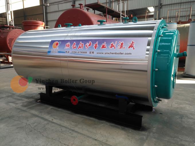 SÃ©rie de la marque WNS de Yinchen 0.3-20 tonne de feu horizontal de tube de gaz de chaudiÃ¨re Ã  vapeur Ã  mazout